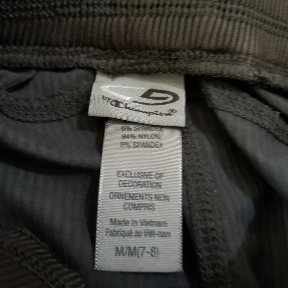 Champion‎ Elastic Waist Gray Ruche Leg Pants Size M